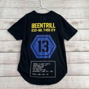 Been Trill 13‎ Military T-Shirt Men's Size M Black/Blue #BEENTRILL#